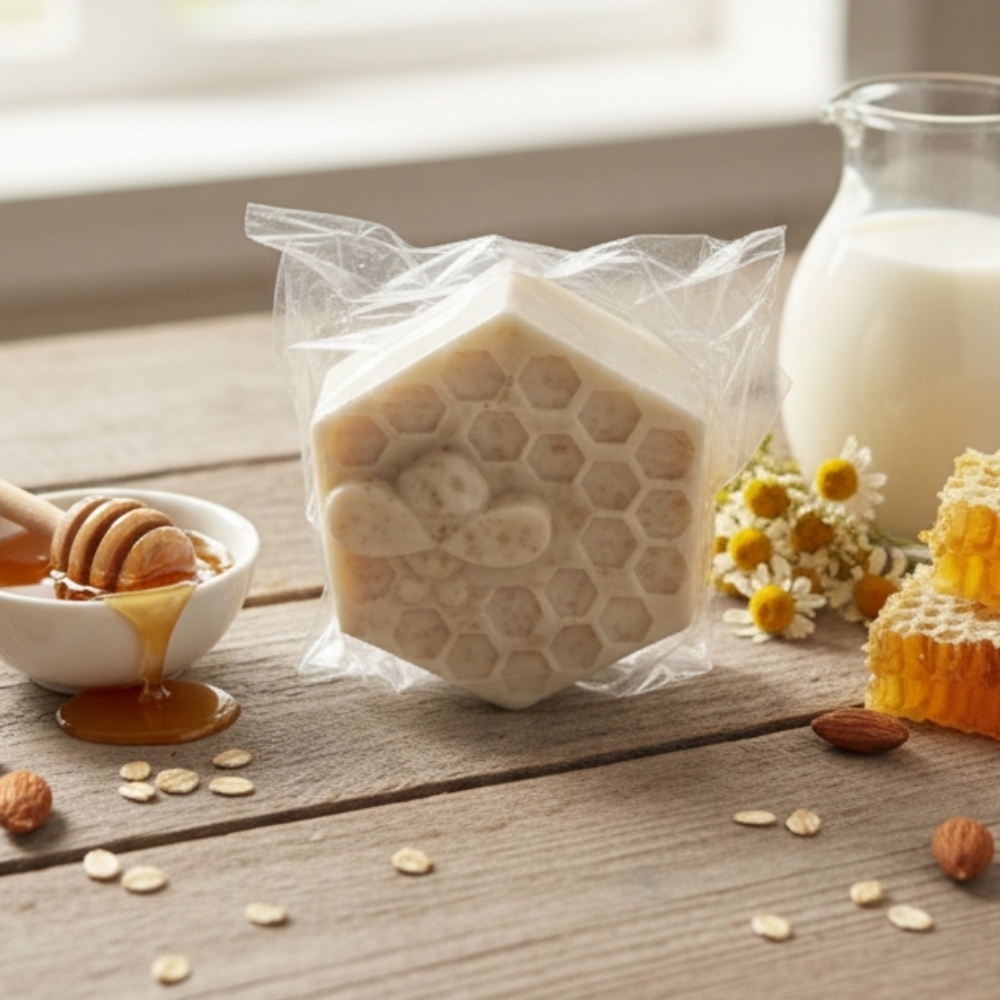 Hand crafted Oatmeal and honey Soap. NWT